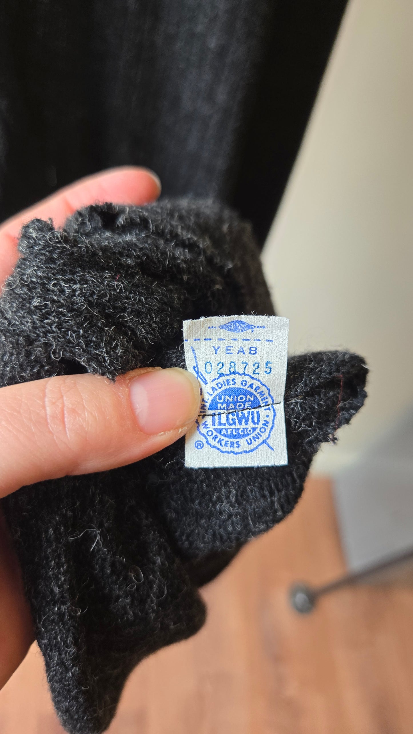 Concept grey wool drop waist dress