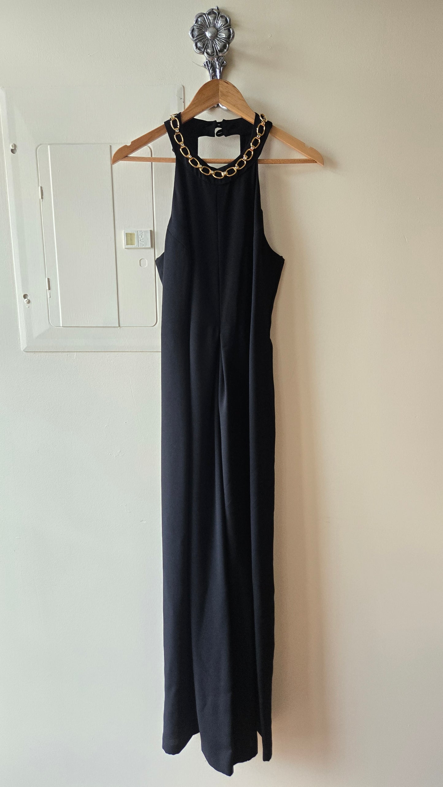 CDC chain wide leg jumpsuit