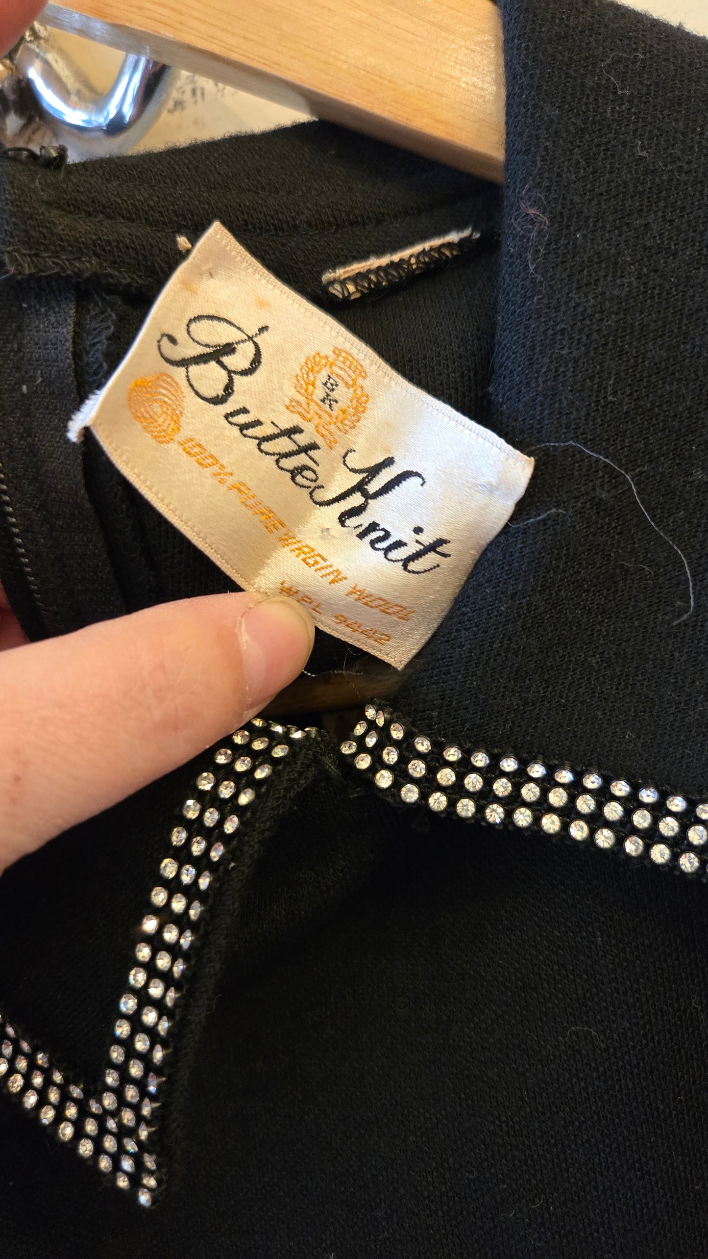 Butte rhinestone trim shift dress