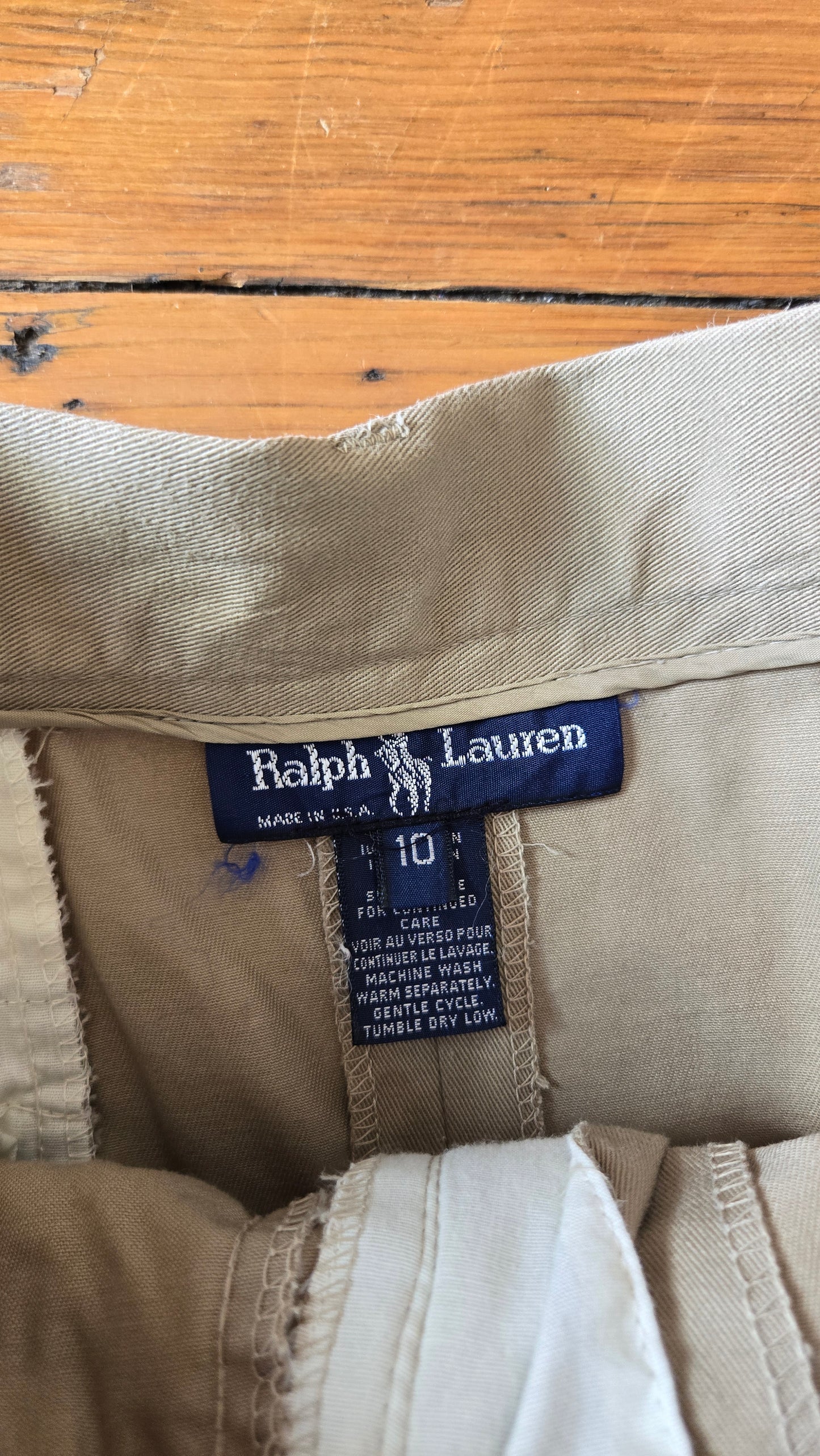 Ralph Lauren khaki skirt with pocket