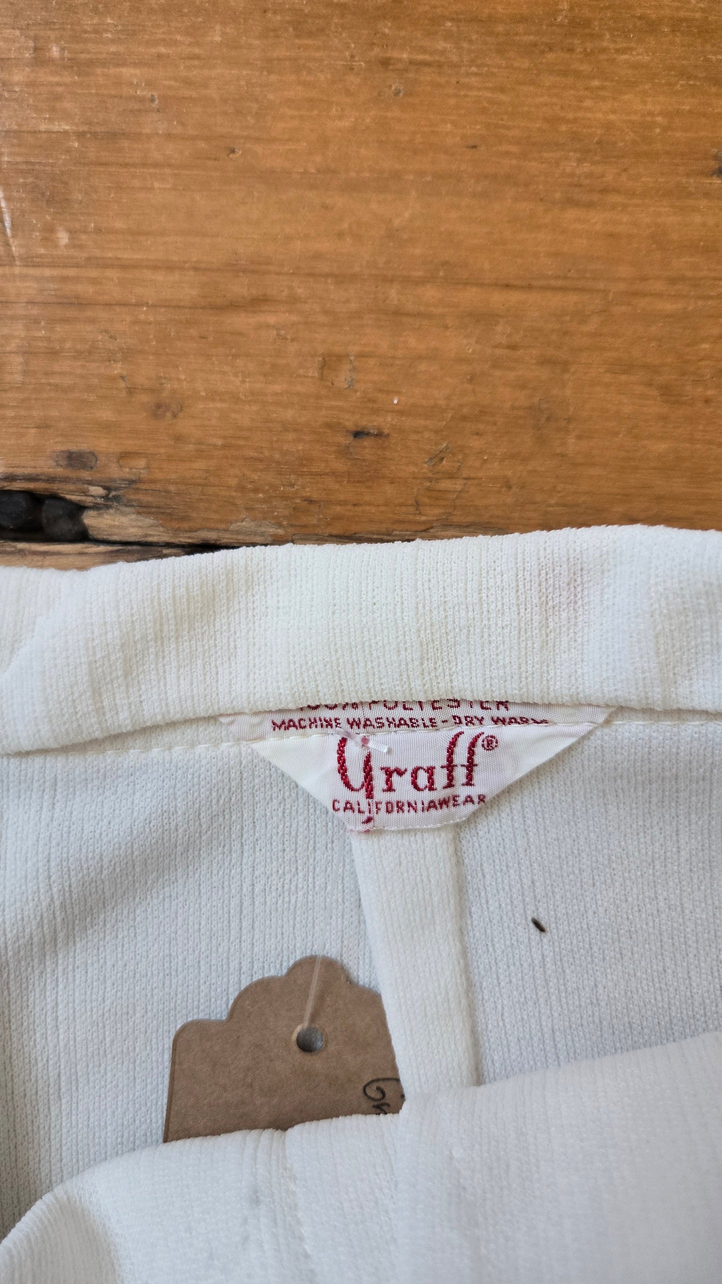 Graff ivory high waist shorts