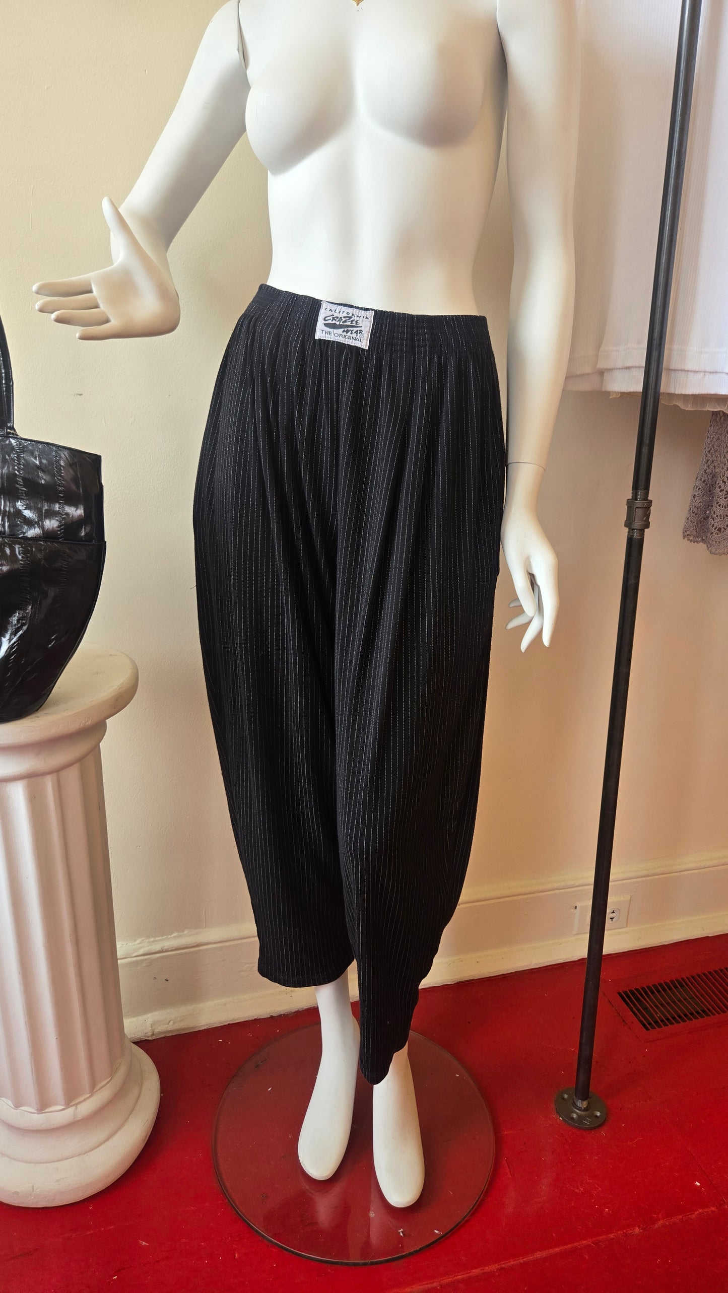 California Crazee wear pinstripe pants