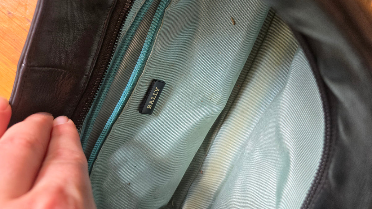Bally quilted leather shoulder bag