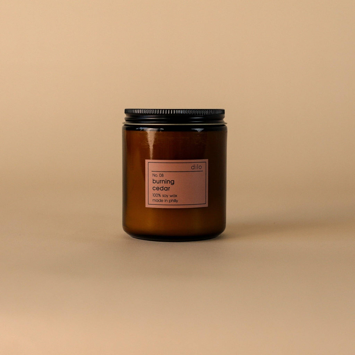 No. 08 - Burning Cedar Candle: 3.5oz