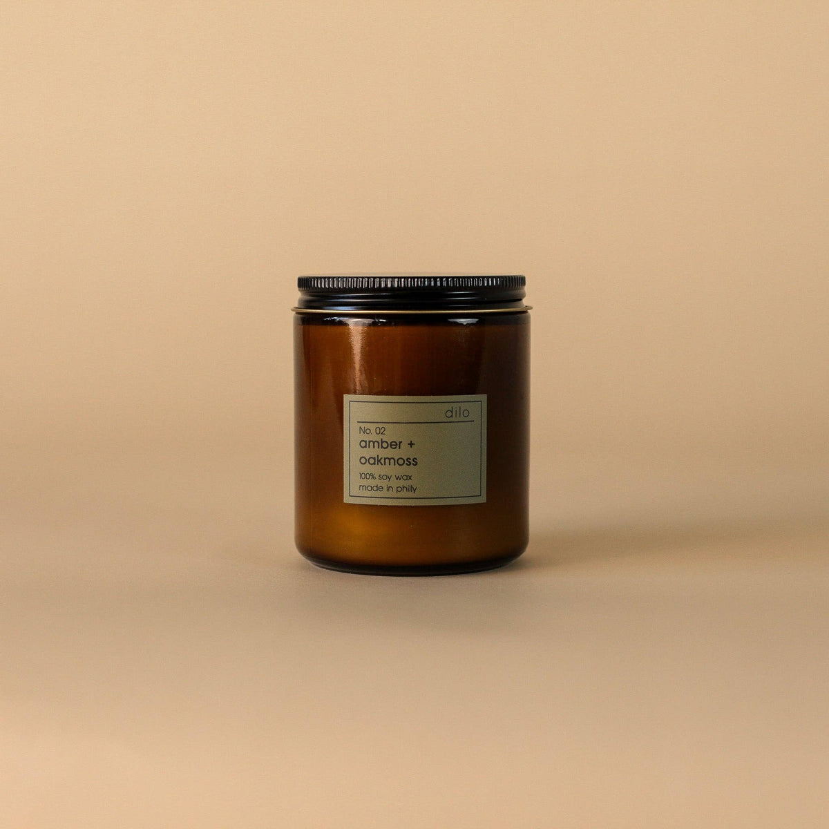 No. 02 - Amber + Oakmoss Candle: 3.5oz
