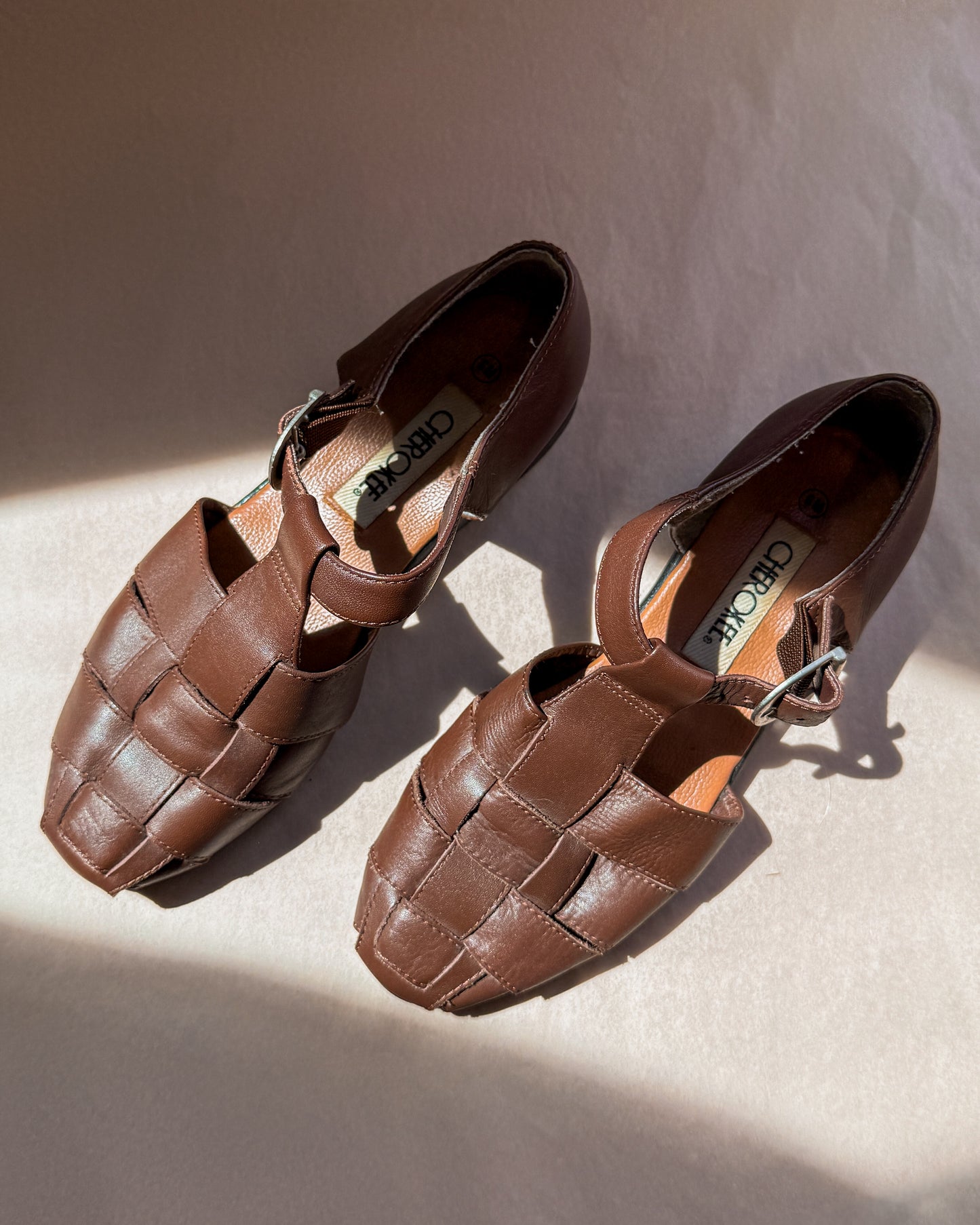 Cherokee leather fisherman sandals