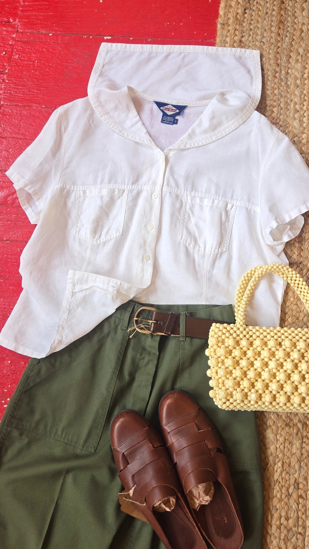 St. John’s Bay Leather Weave Mules