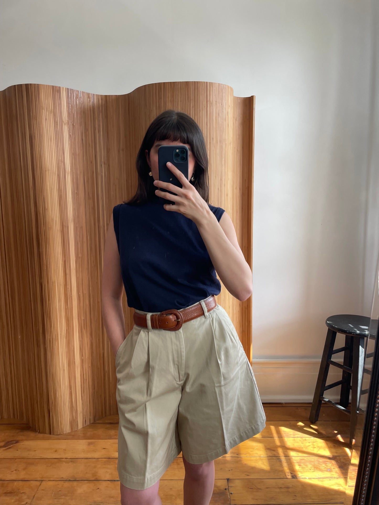 Royal Knight navy muscle tank