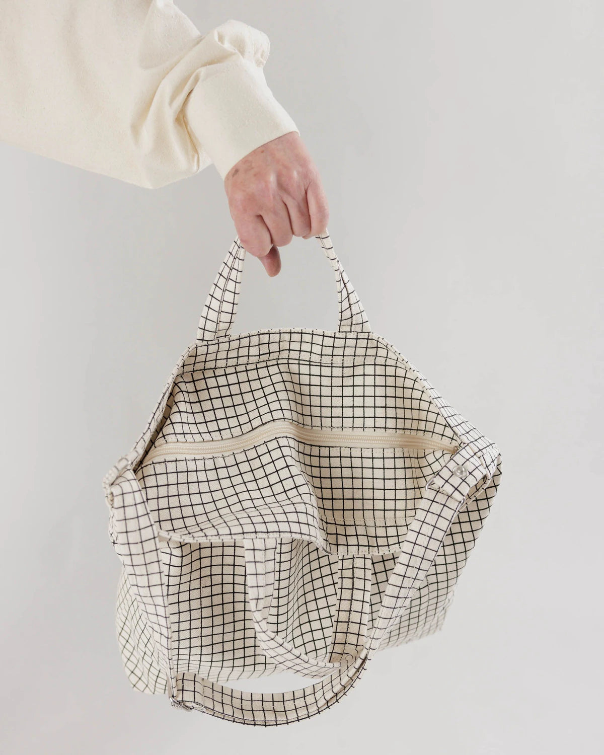 Baggu grid canvas tote