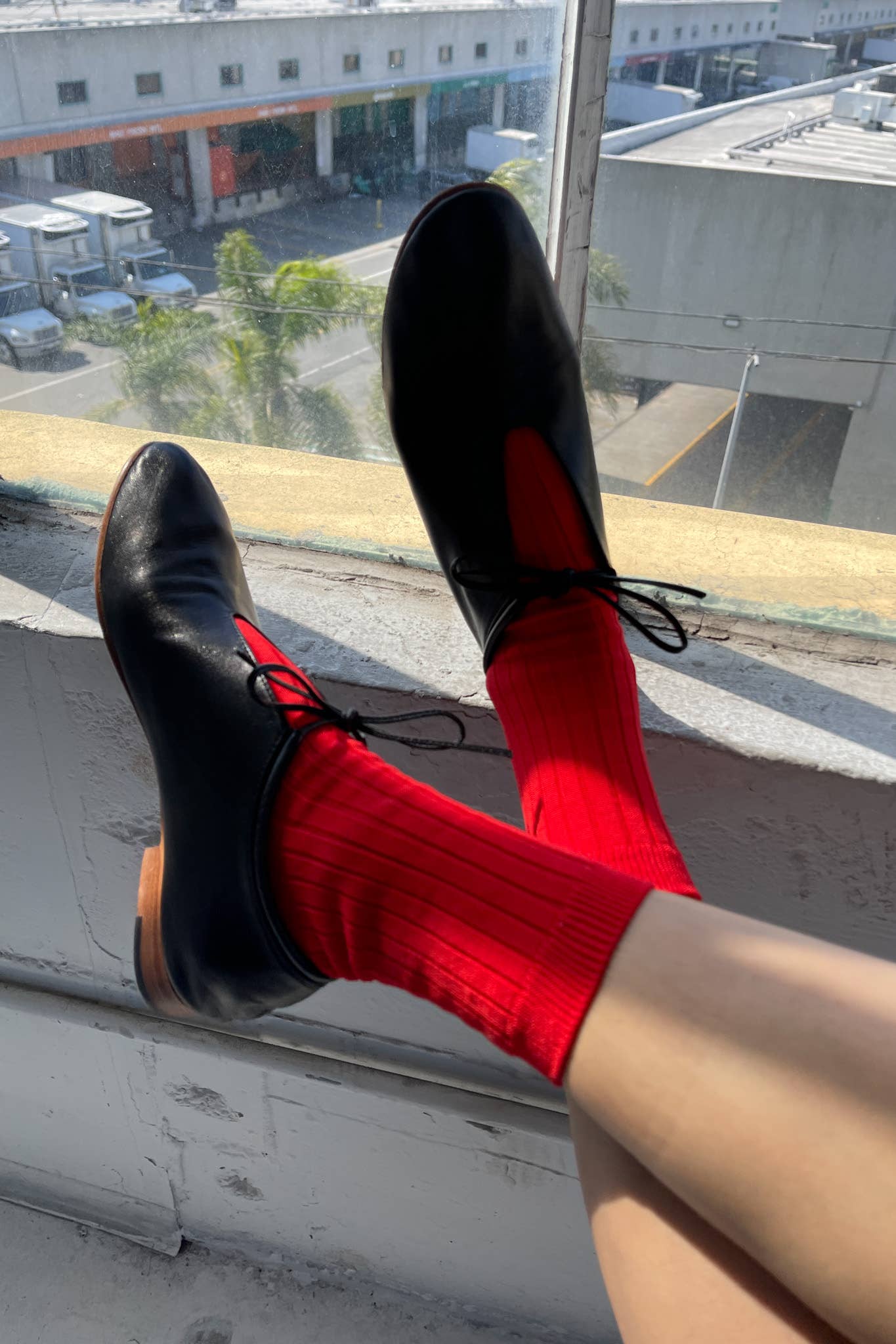Her Socks - Coffee