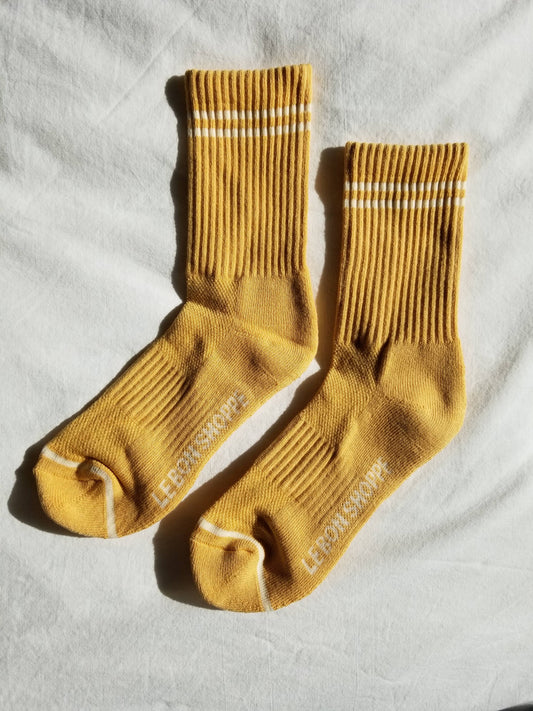 Boyfriend Socks: Butter