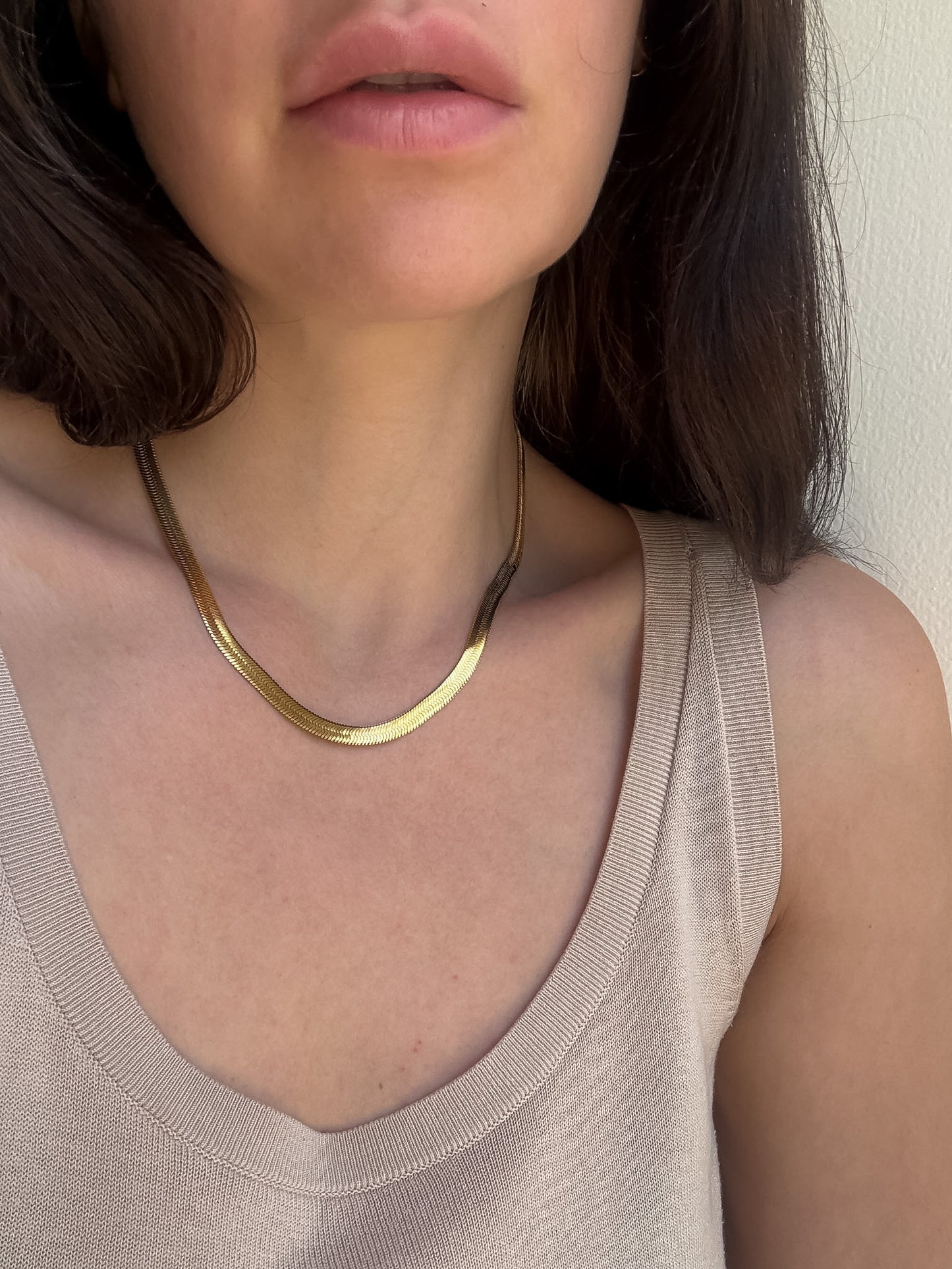 Herringbone Chain Necklace