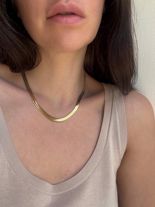Herringbone Chain Necklace
