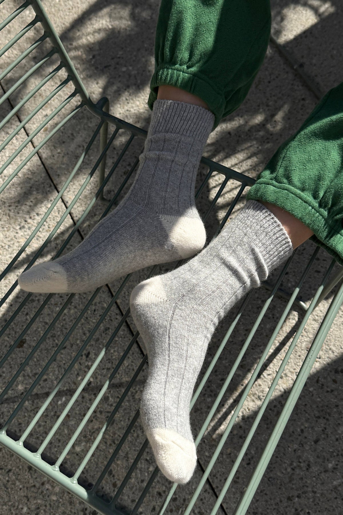 Classic Cashmere Socks: Bluebell