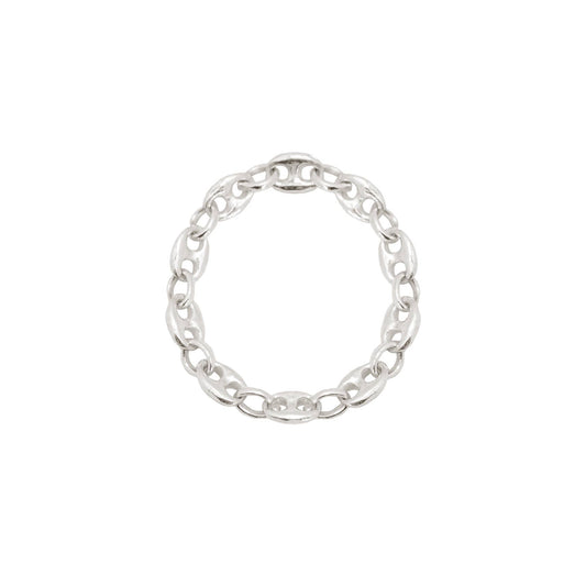 Baby Brizo mariner Chain Ring In Silver: 5