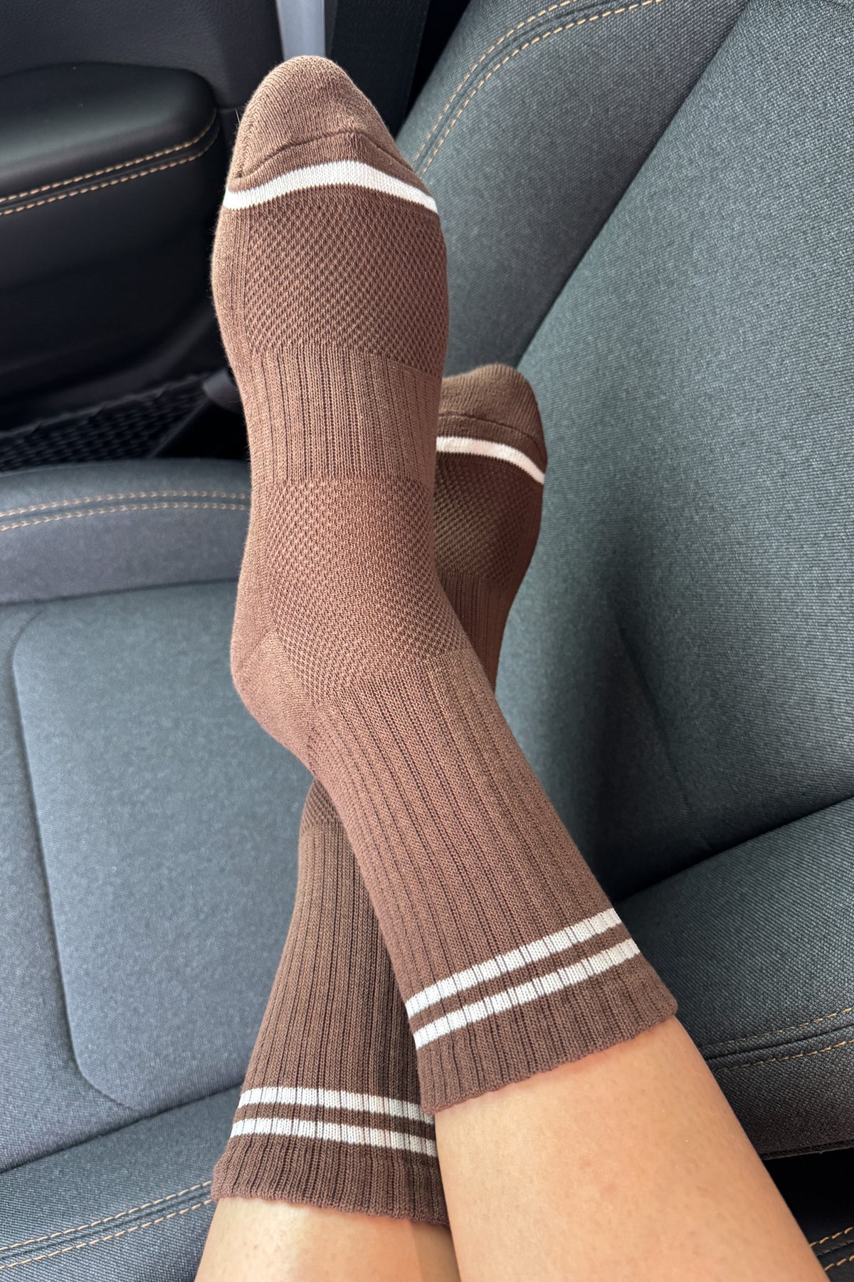 Boyfriend sock: brown