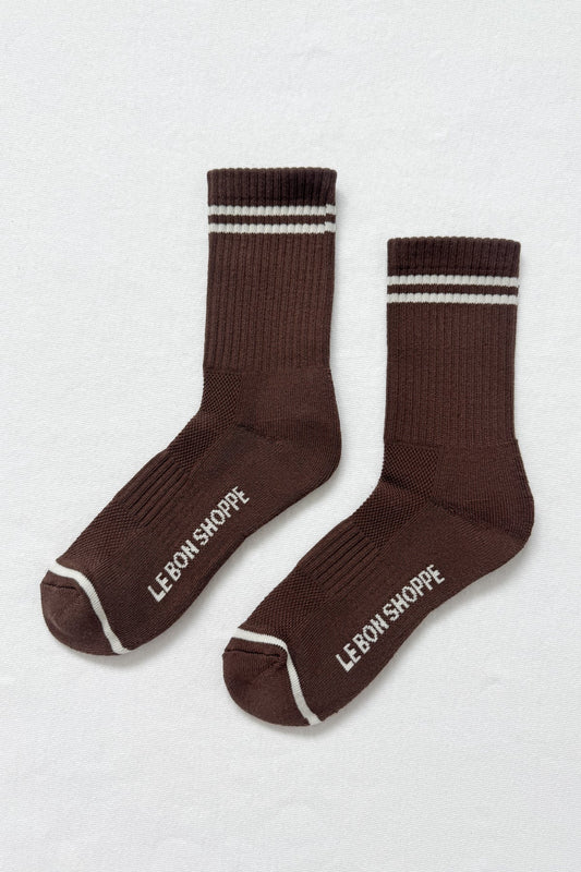 Boyfriend sock: brown