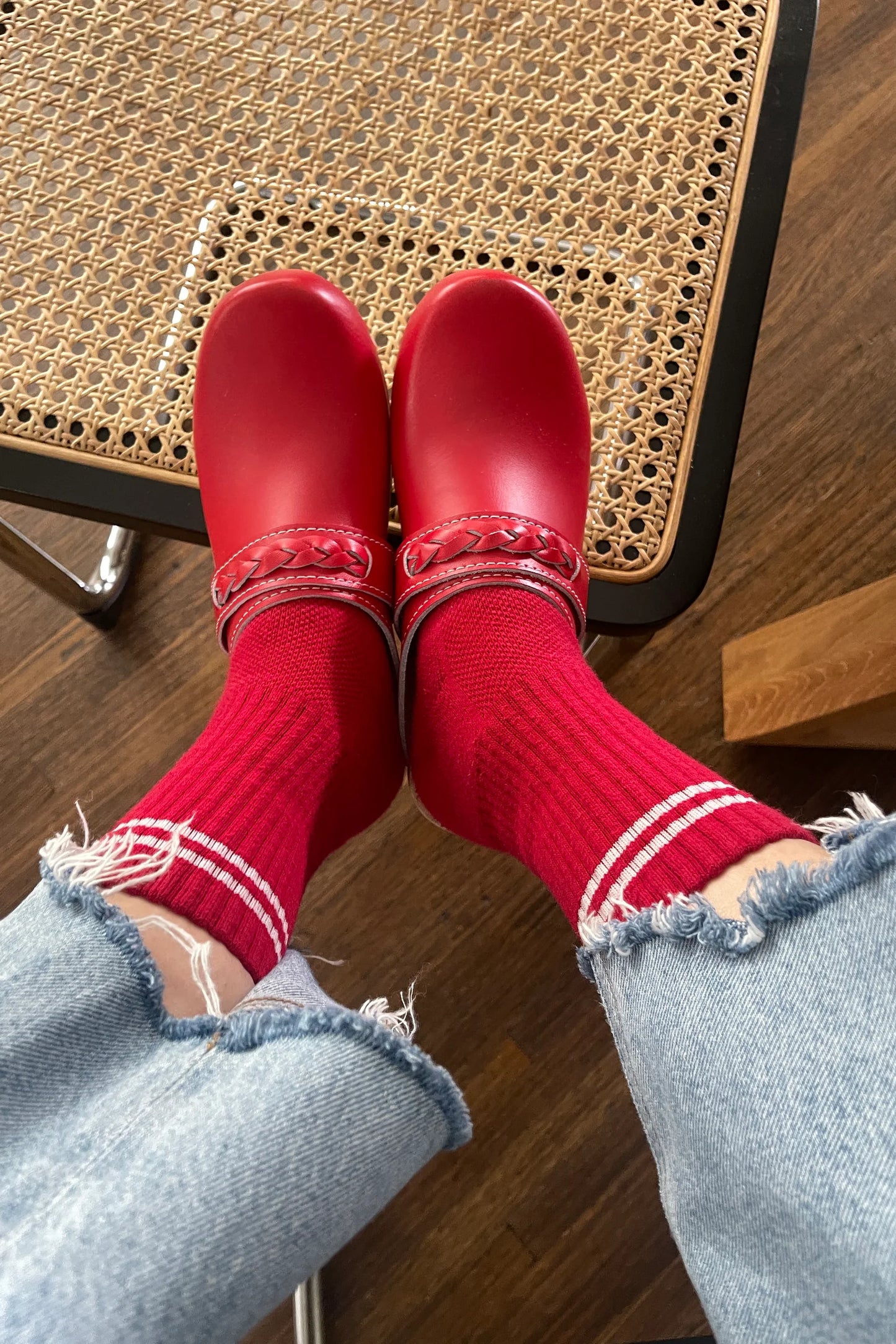 Boyfriend sock: red