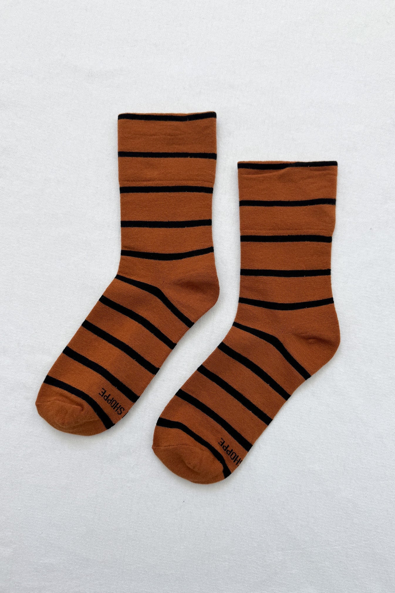 Wally socks - Camel & black