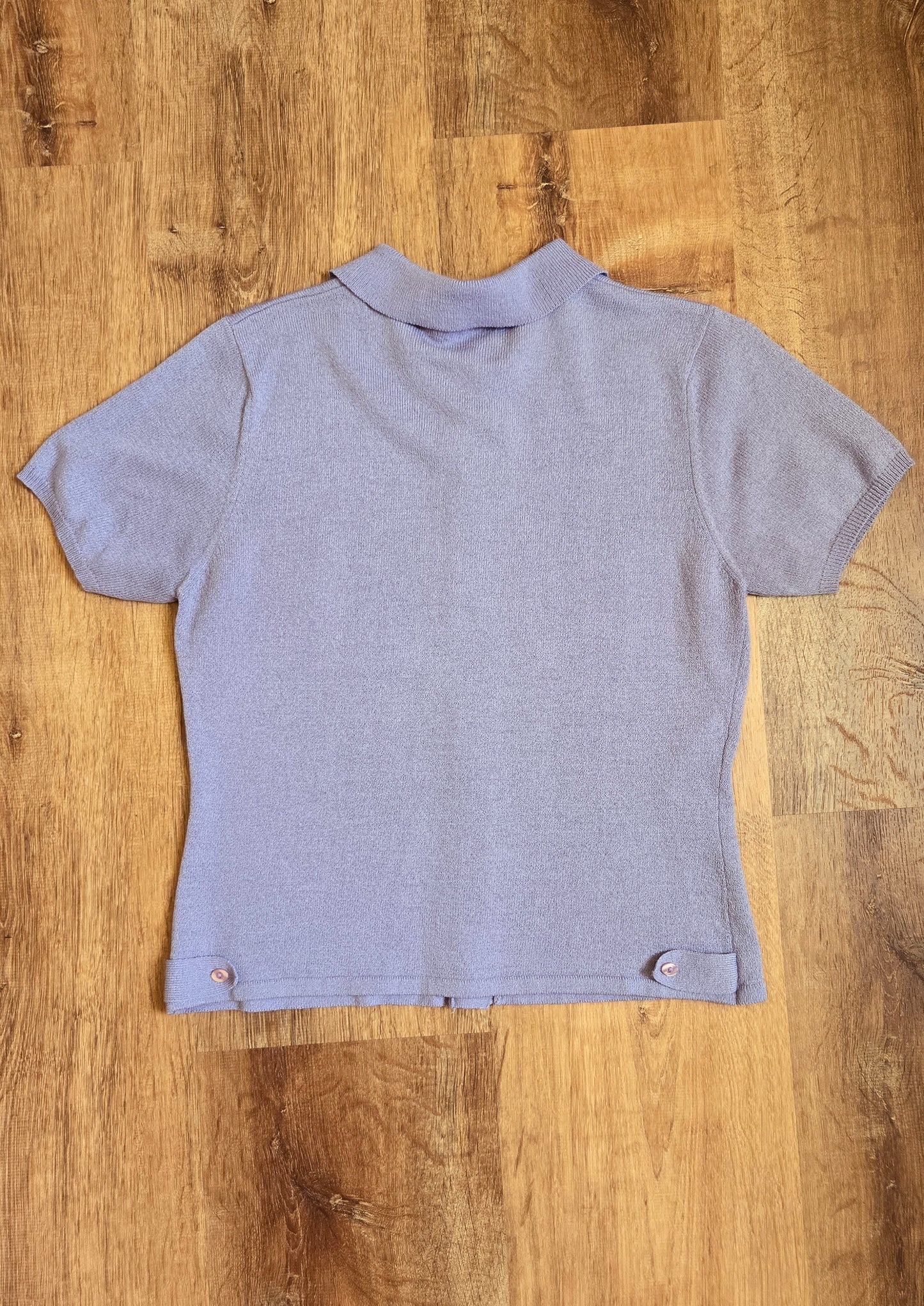 Express lavender knit polo