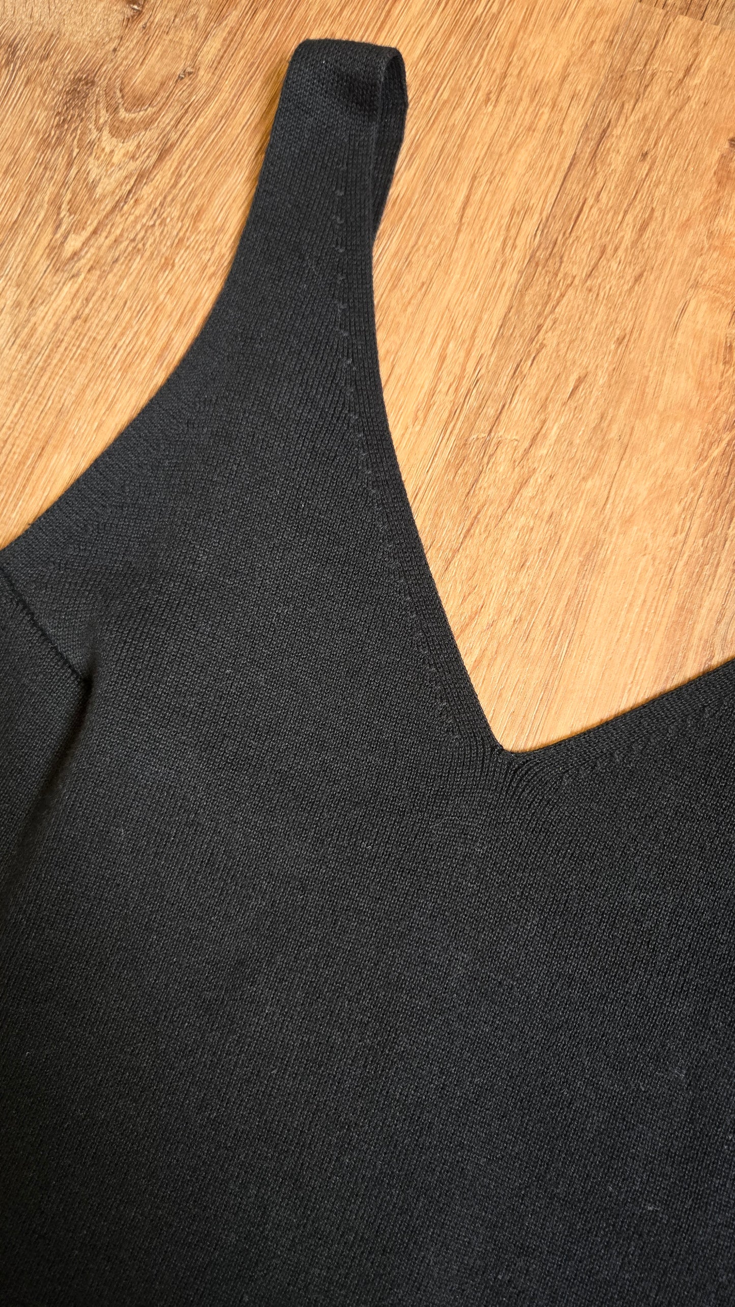 Pierre Cardin black knit tank