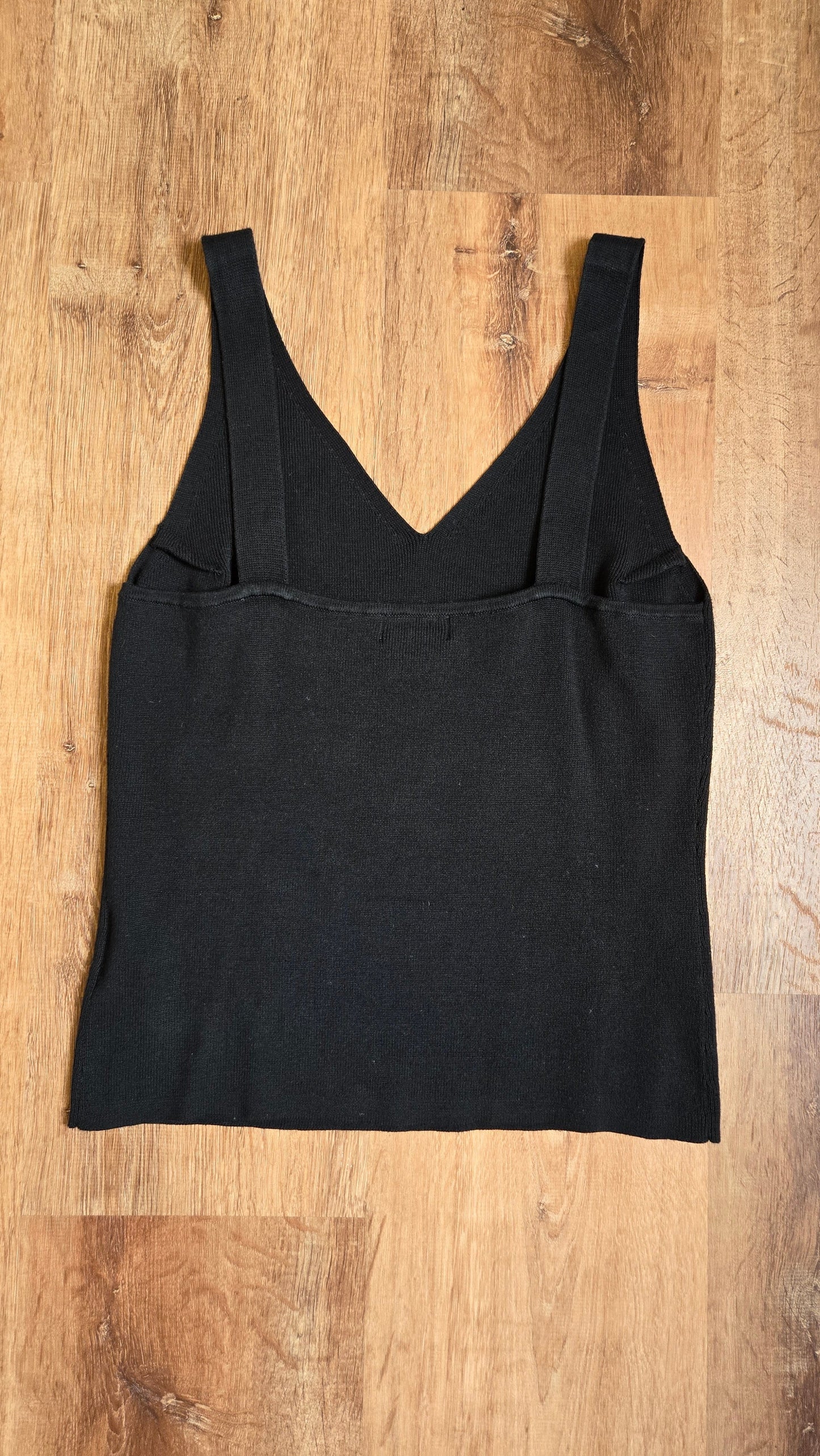 Pierre Cardin black knit tank