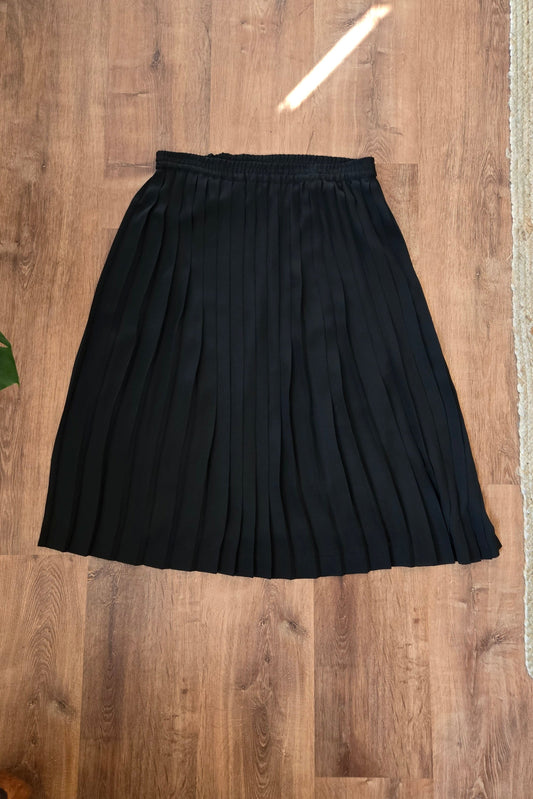 Gantos sheer pleated midiskirt