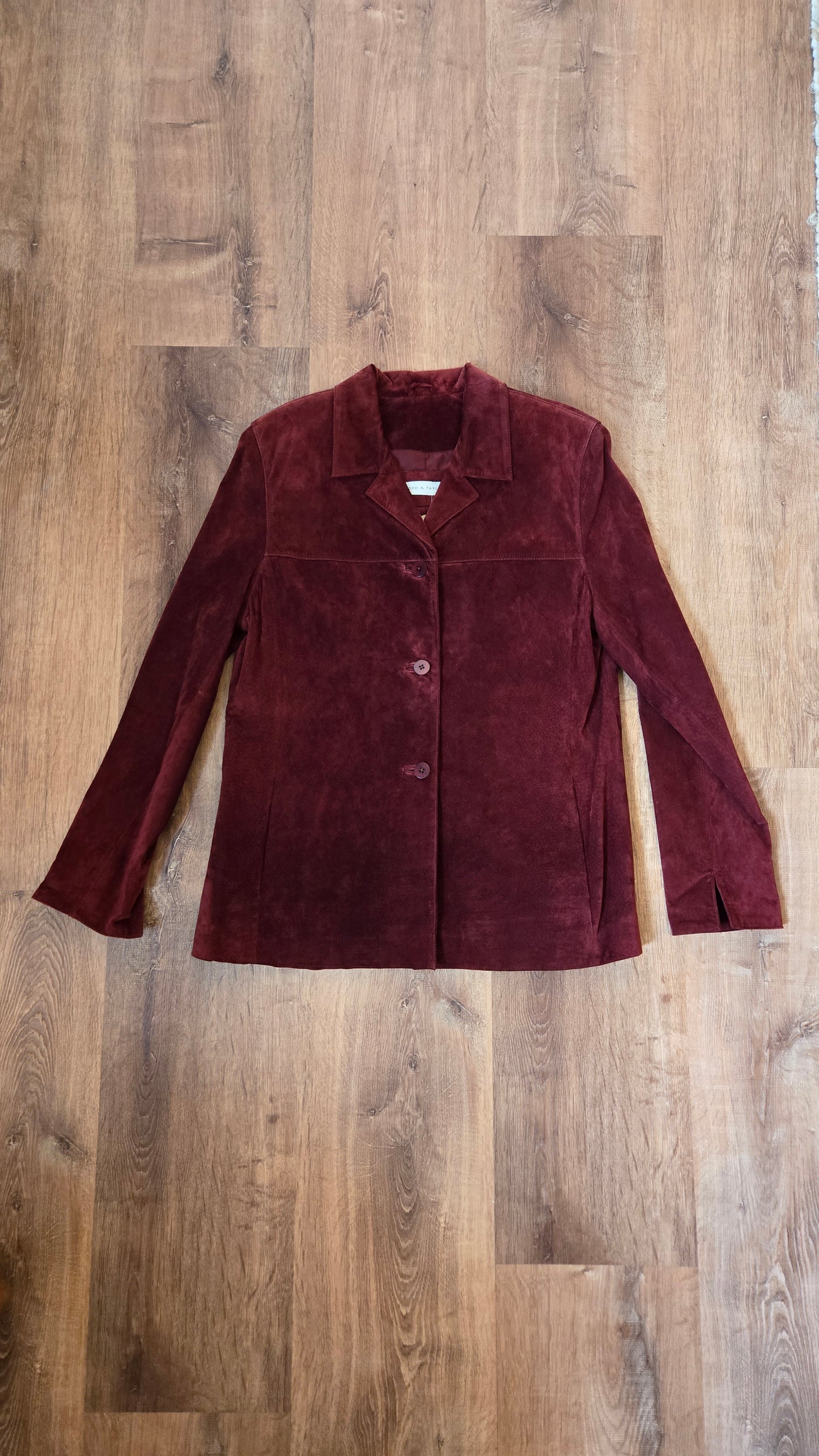 Lord & Taylor rust suede jacket