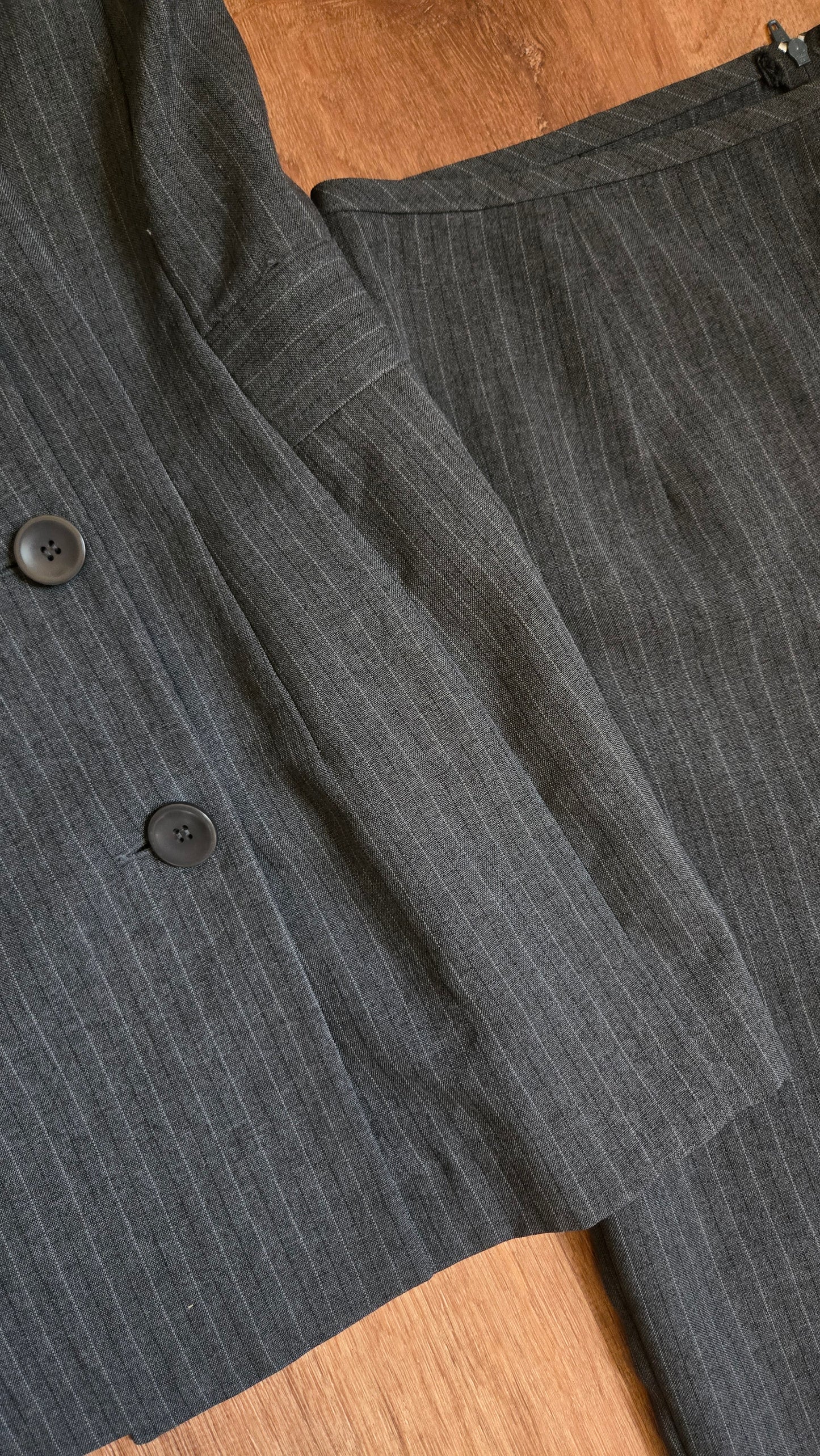 DBY pinstripe vest suit