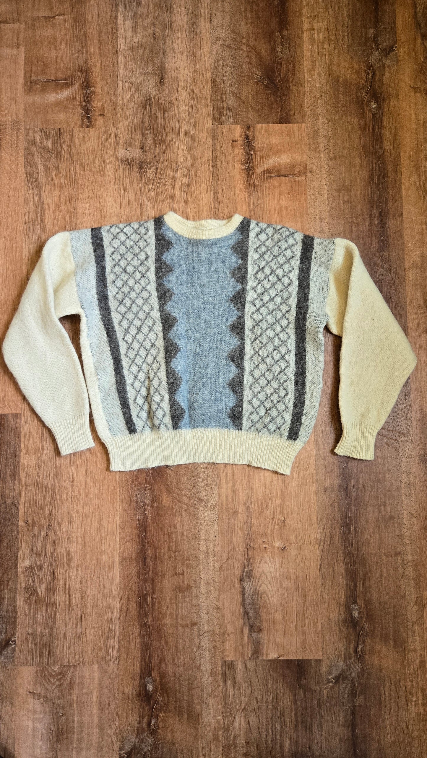 Cream Icelandic-style sweater