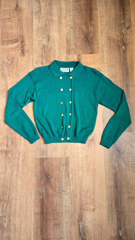 Autograph green double breast sweater