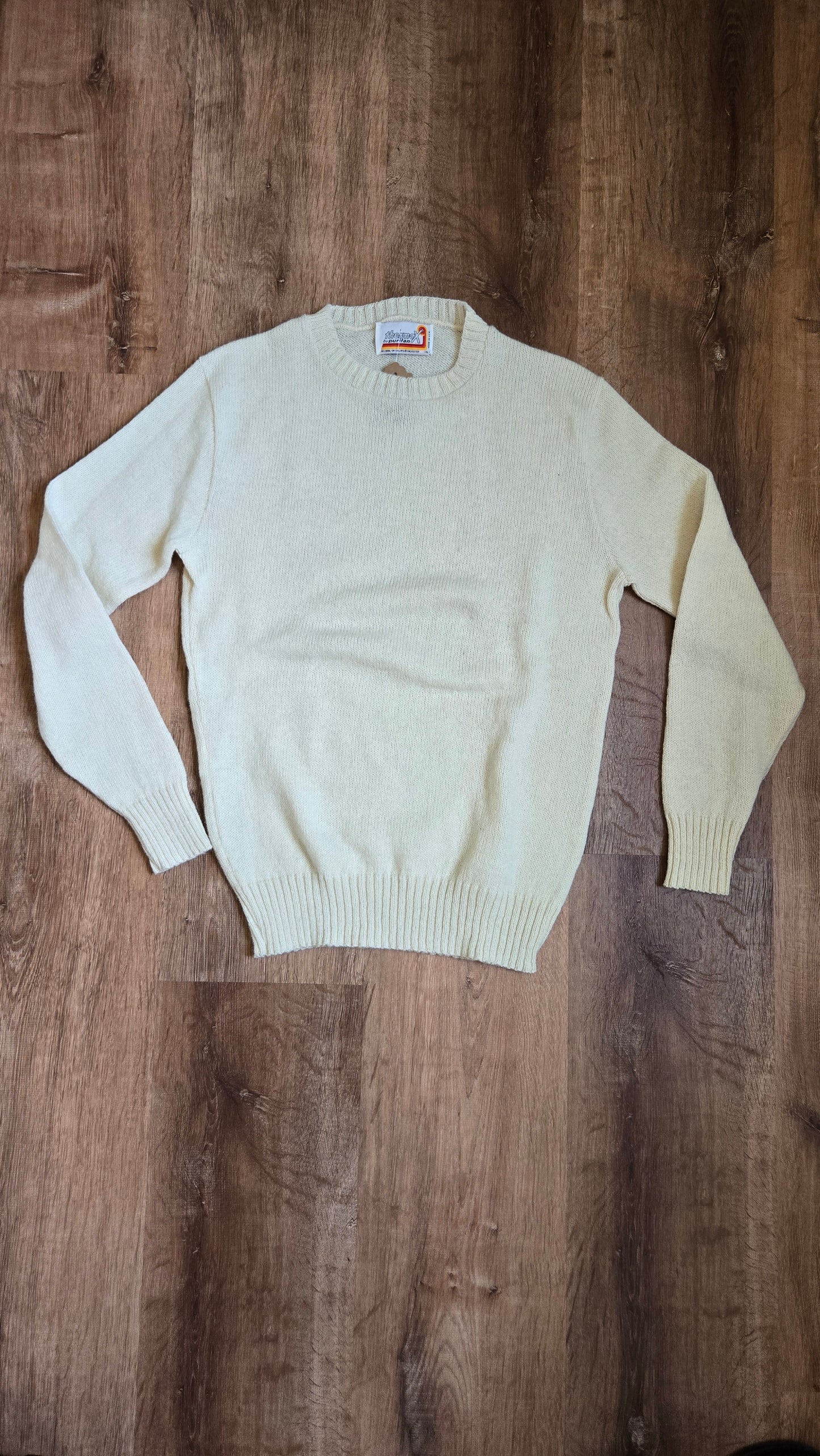 Puritan cream crew sweater