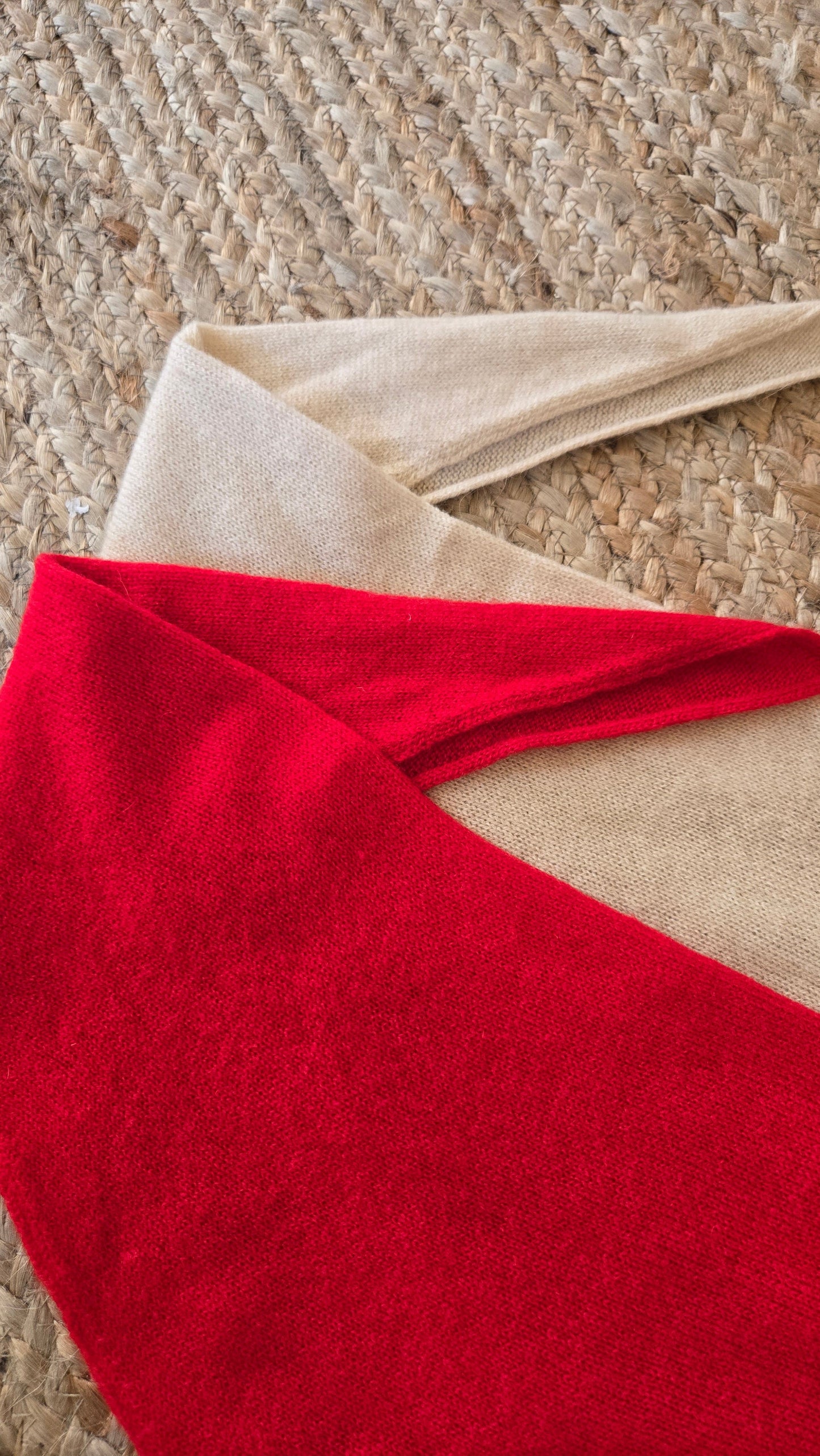 Le Bon Shoppe red cashmere bandana