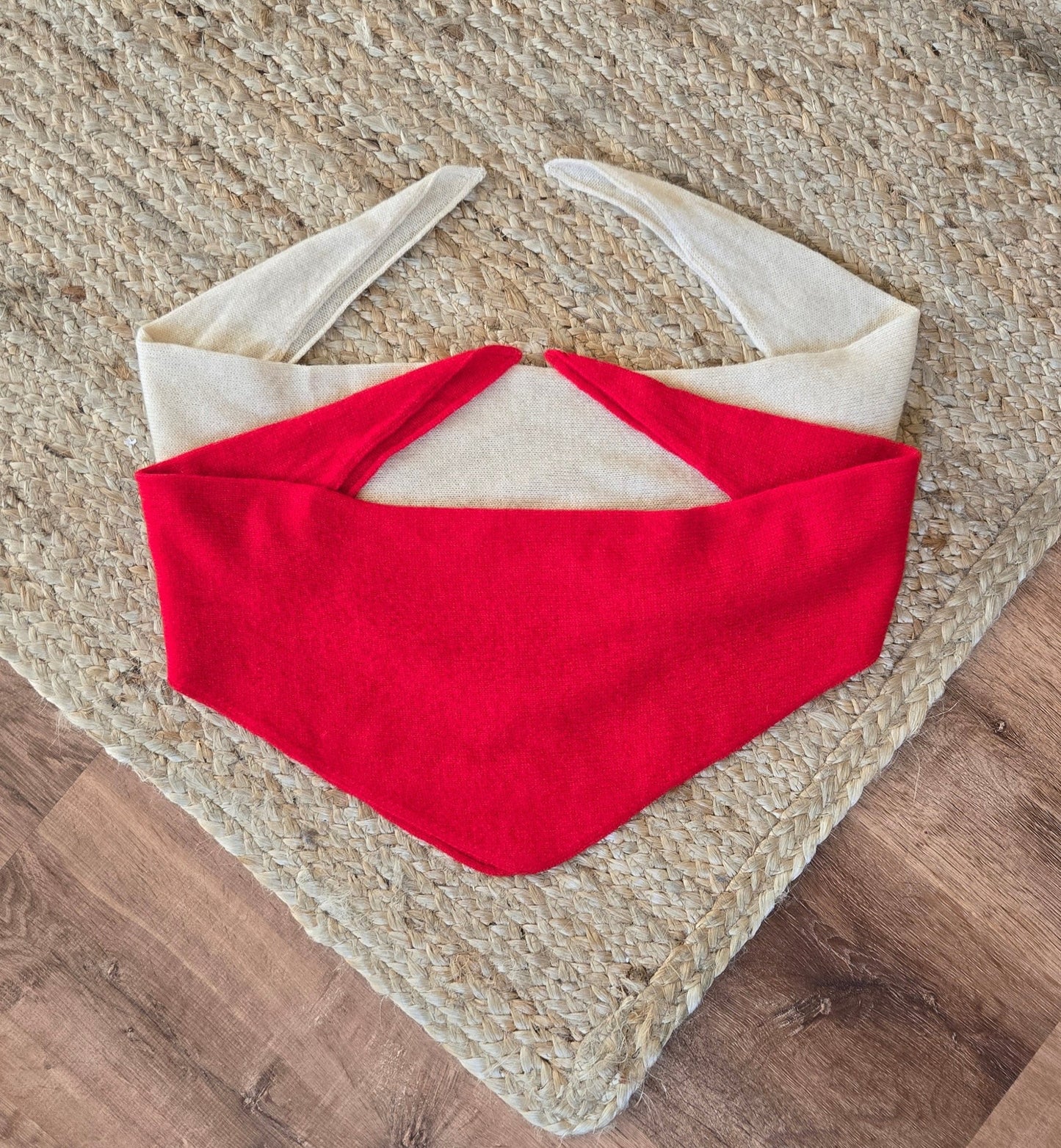 Le Bon Shoppe red cashmere bandana