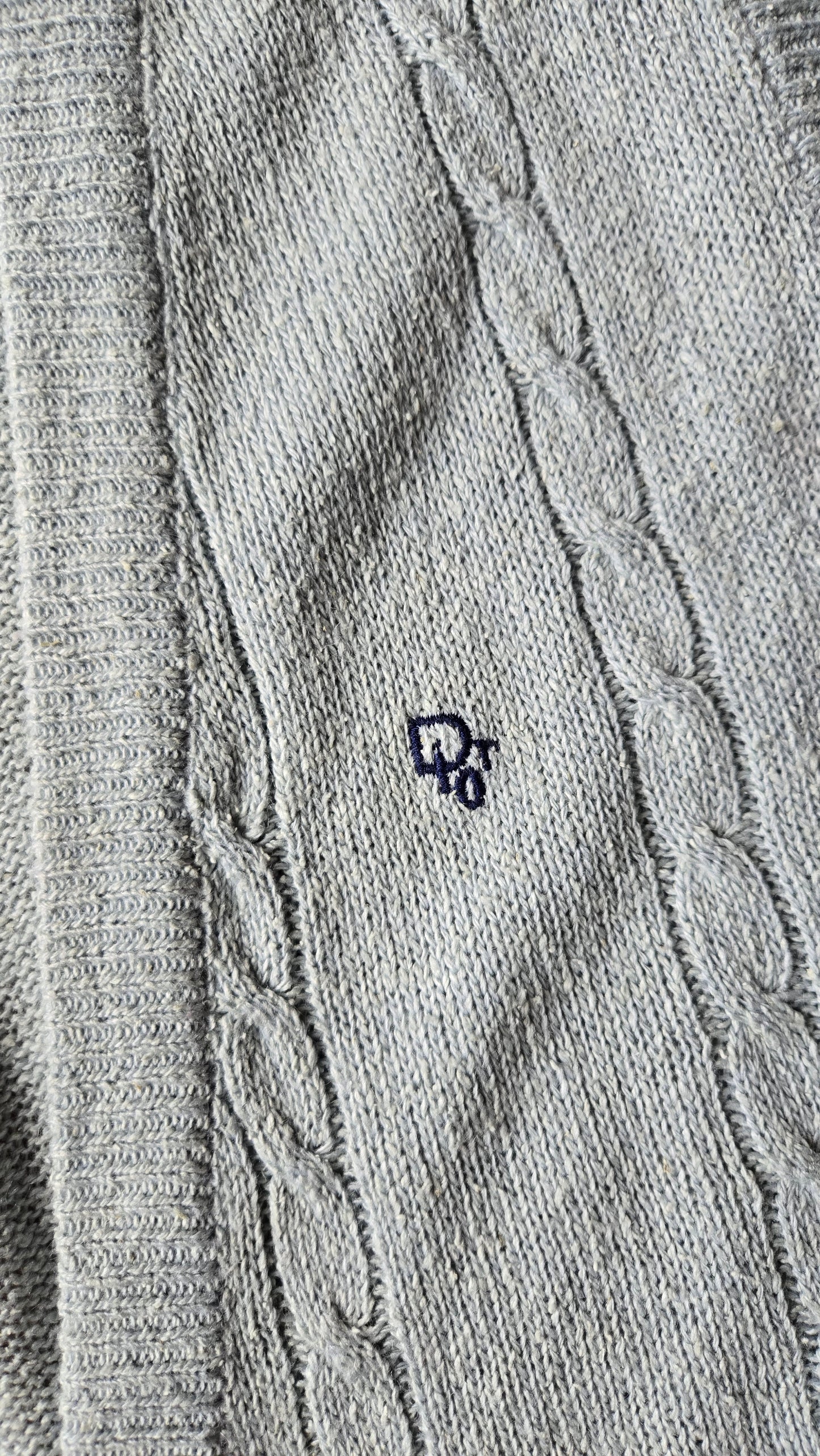 Dior baby blue sweater vest