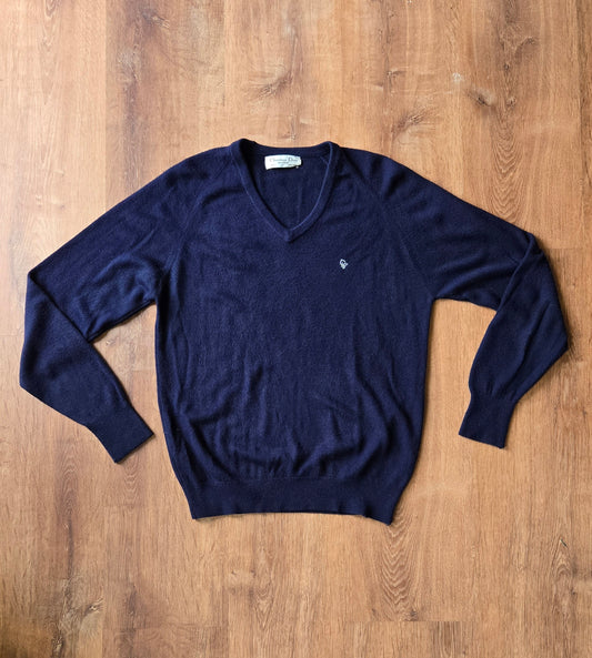 Dior navy v-neck sweater