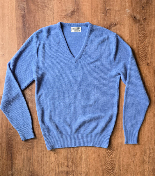 Dior light blue v-neck sweater