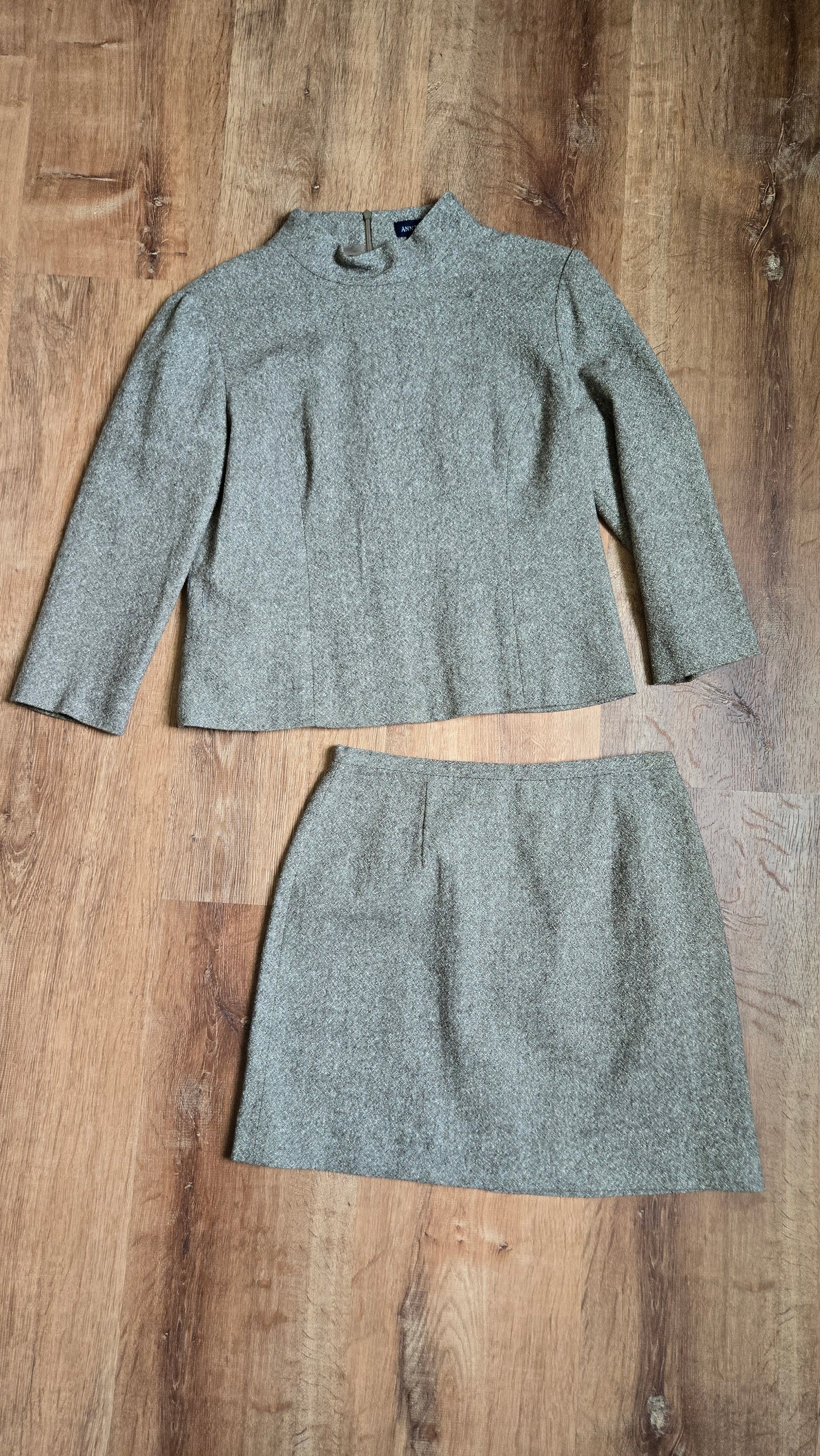 Ann Taylor tweed skirt set