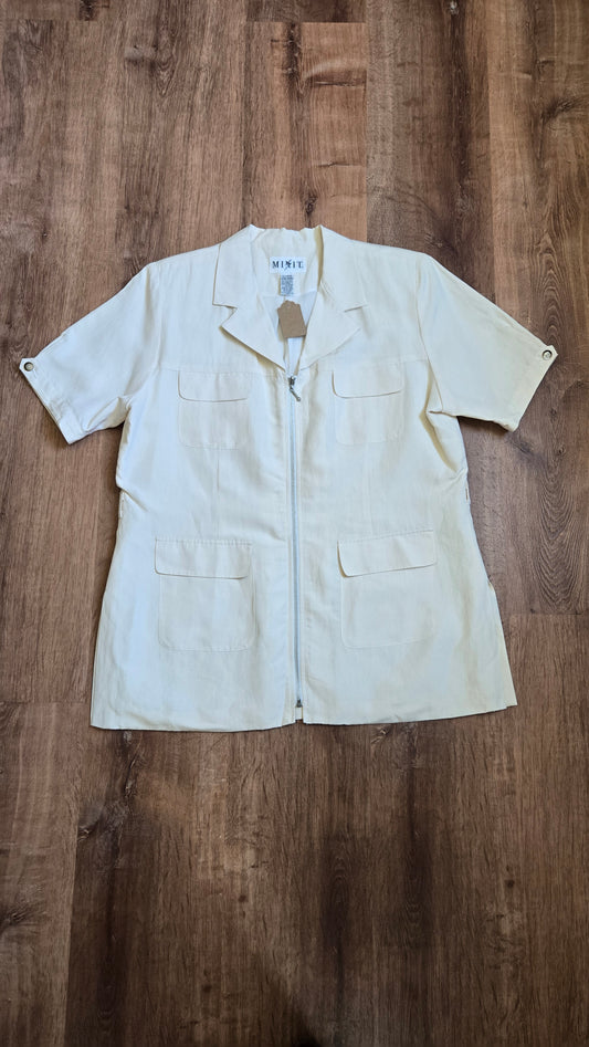 Mixit ivory silk tunic