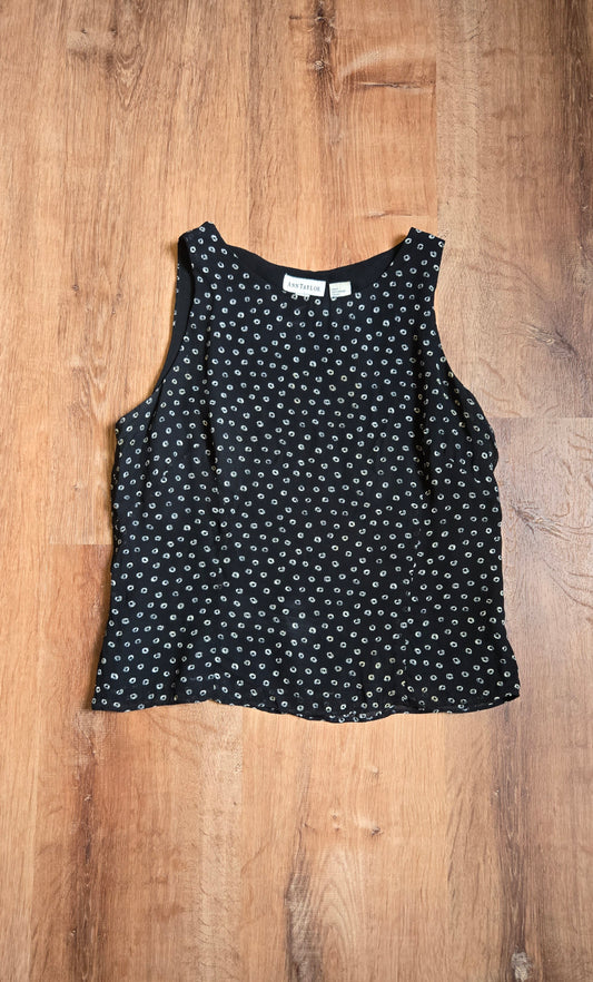 Ann Taylor polka dot shell