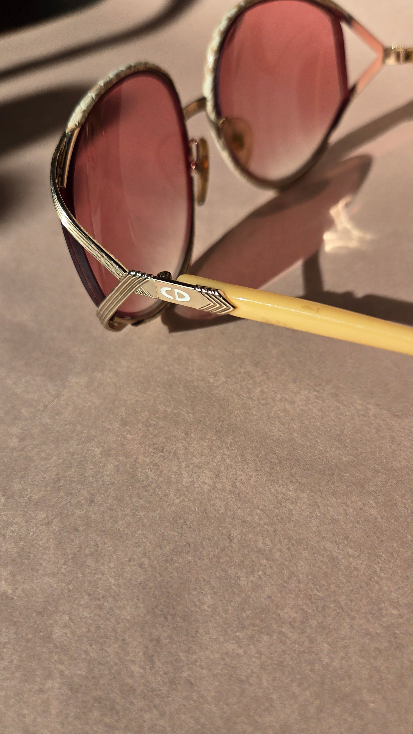 80's Christian Dior python sunglasses
