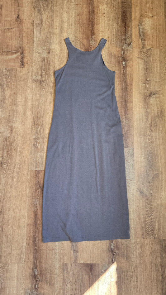 Norma Kamali grey tank dress