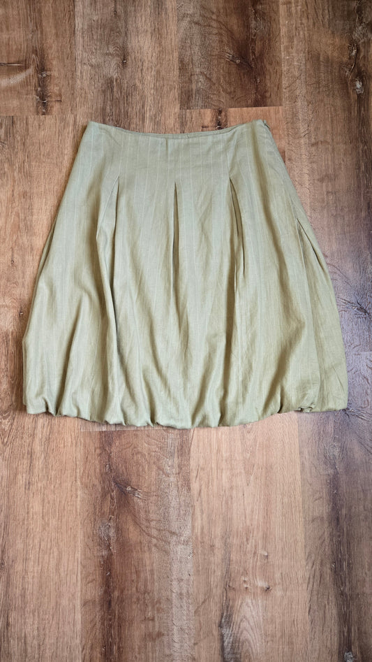 Nicole Miller pinstripe bubble skirt