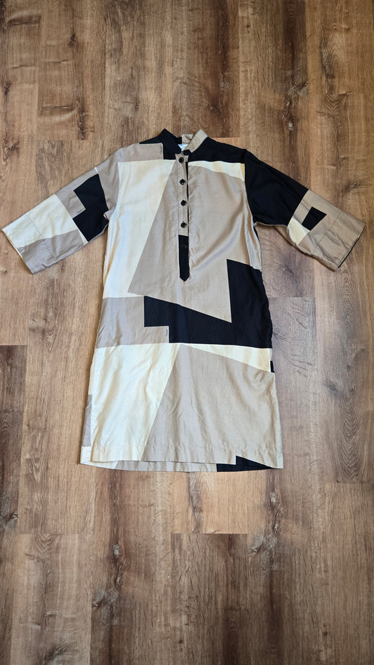 Catherine Ogust graphic dress