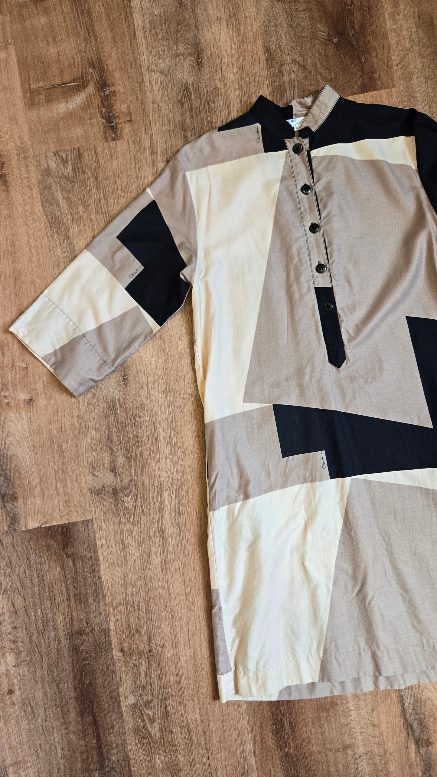 Catherine Ogust graphic dress