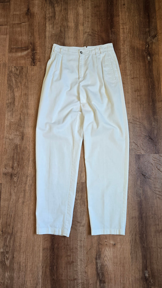 LizSport white summer trousers