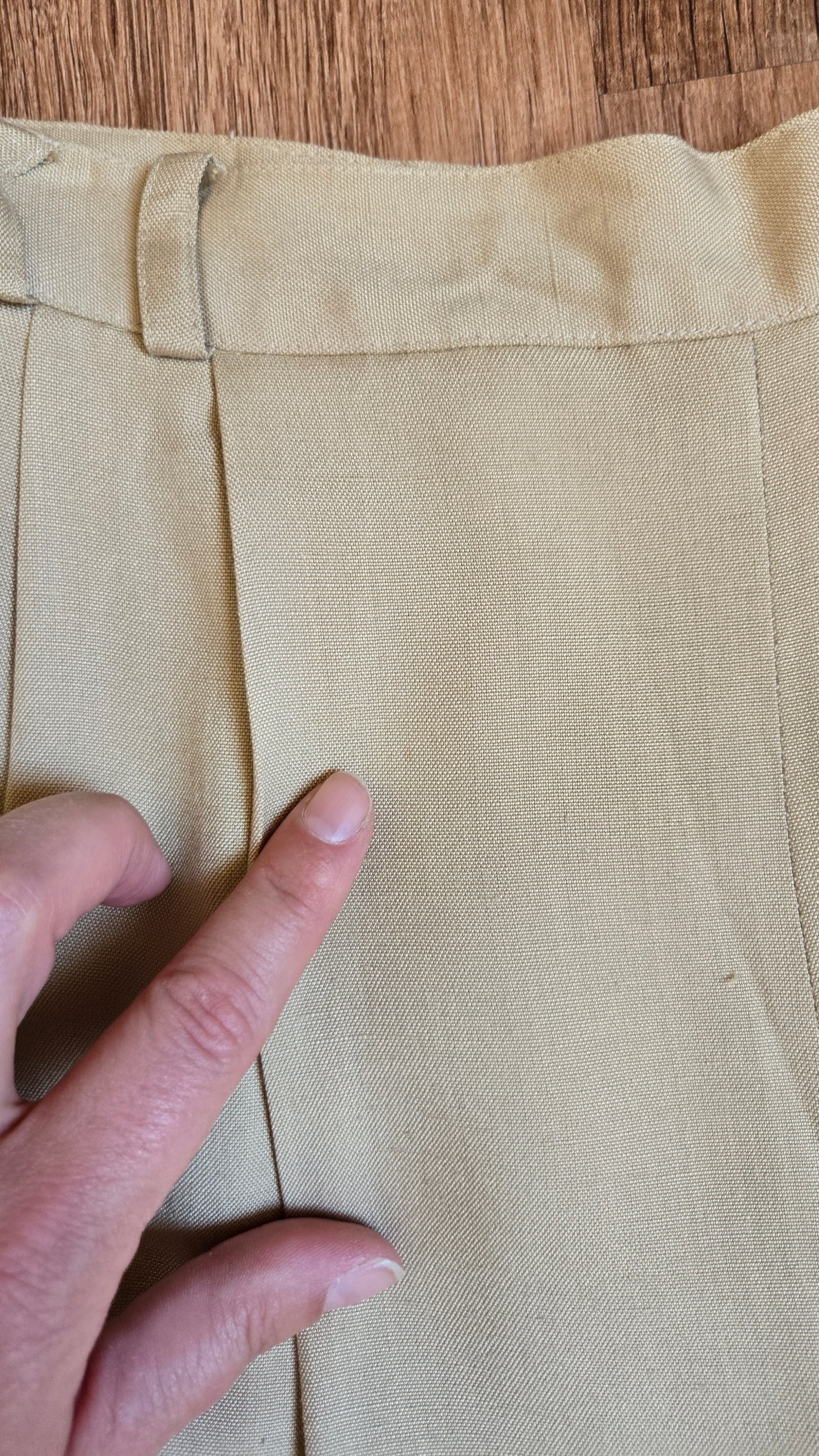 Talbots tan trousers