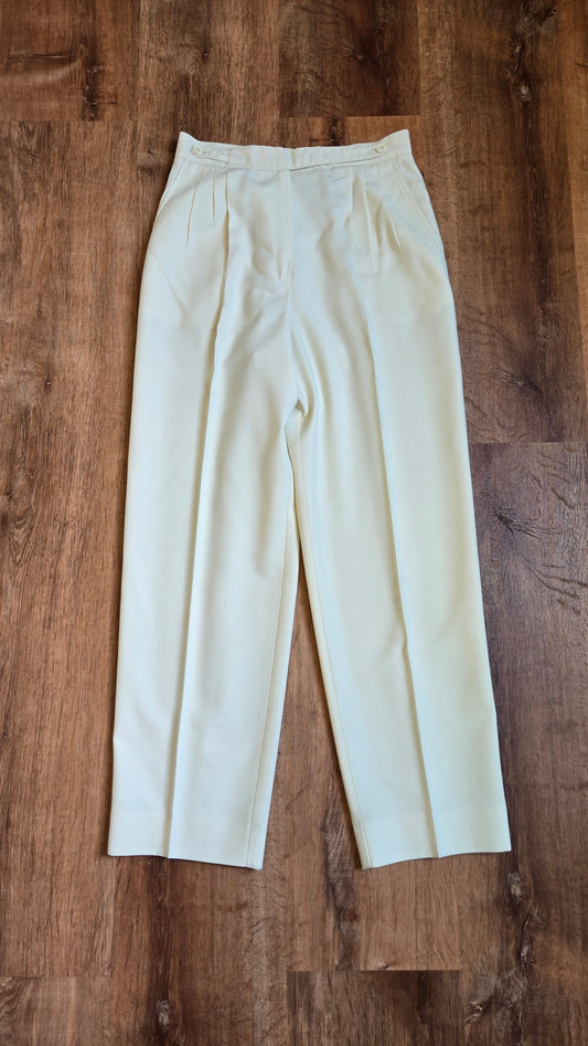 Counterparts cream cool waistband pants
