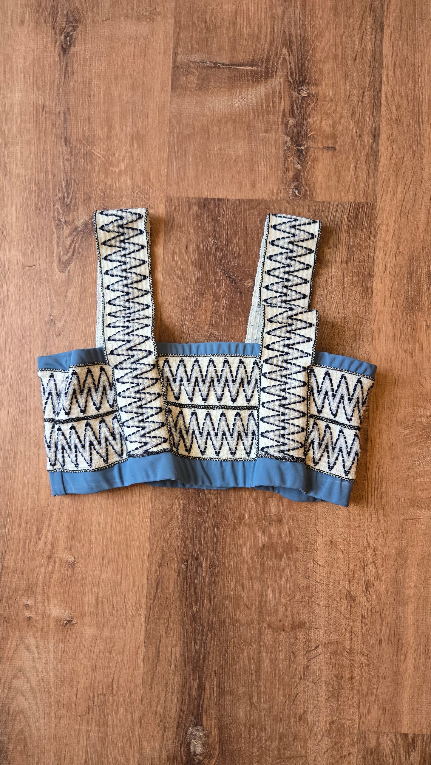 Elysiian blue elastic bandeau