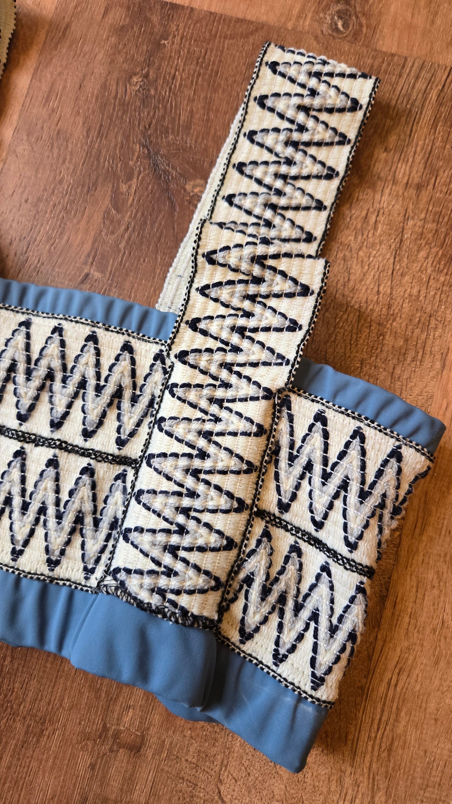 Elysiian blue elastic bandeau